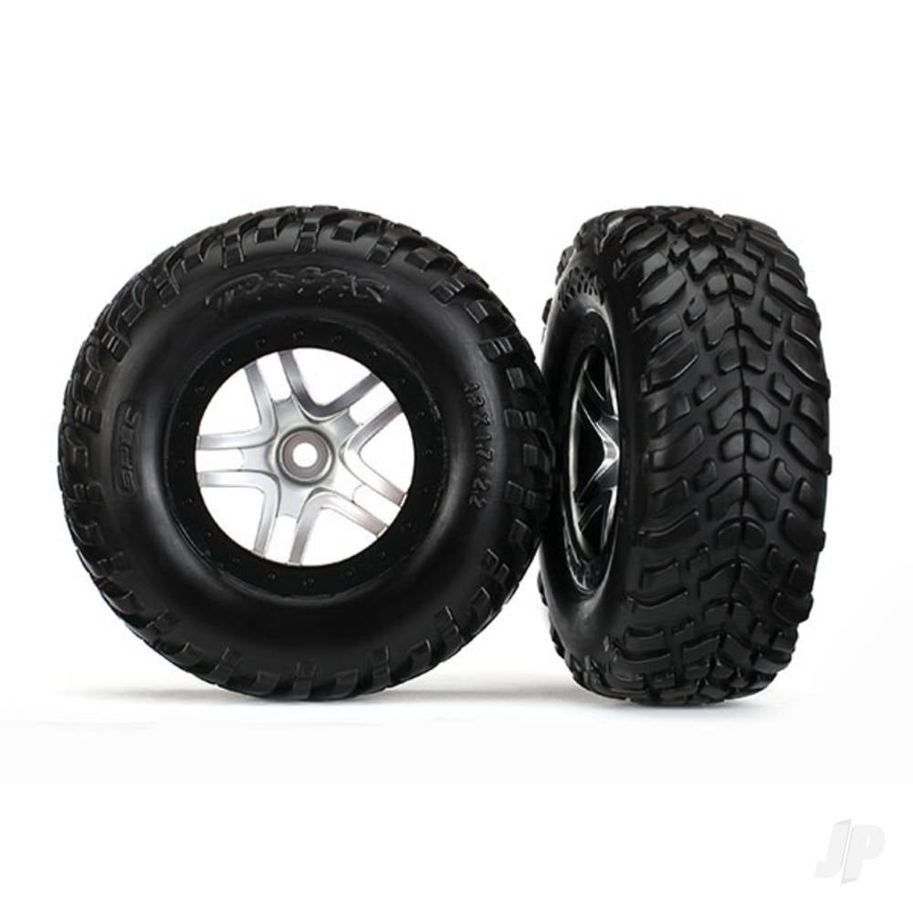 Tyres and Wheels, Assembled Glued SCT Off-Road Racing Tyres (2 pcs)