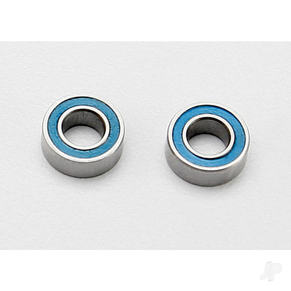 Ball bearings, Blue rubber sealed (4x8x3mm) (2 pcs)