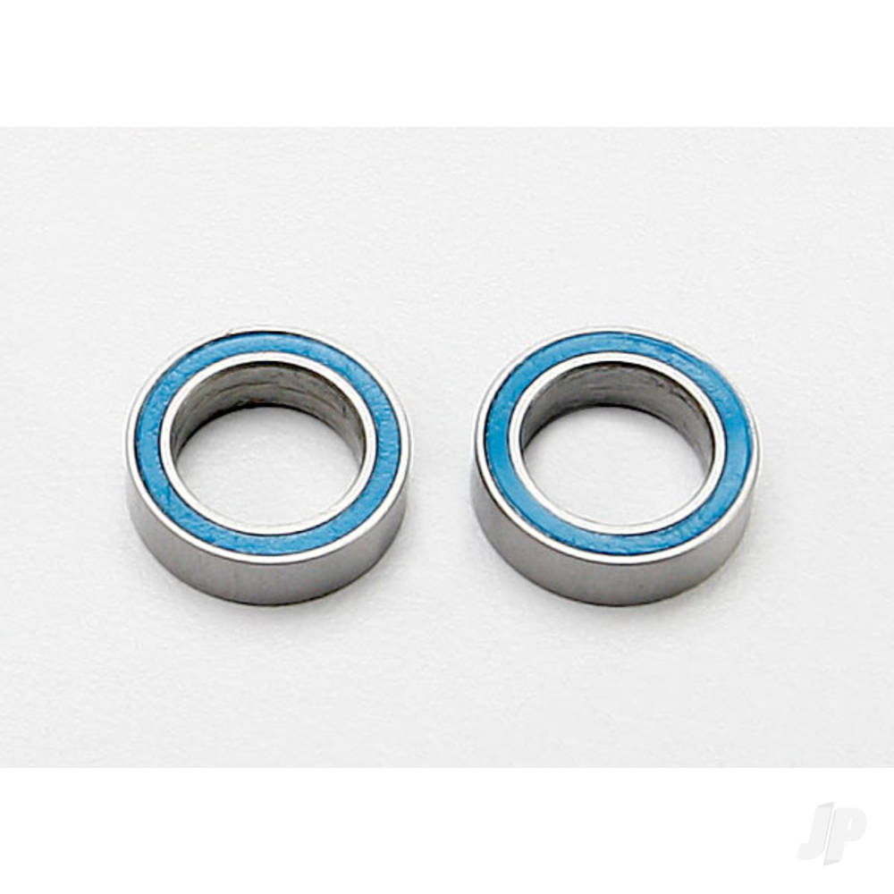 Ball bearings, Blue rubber sealed (8x12x3.5mm) (2 pcs)