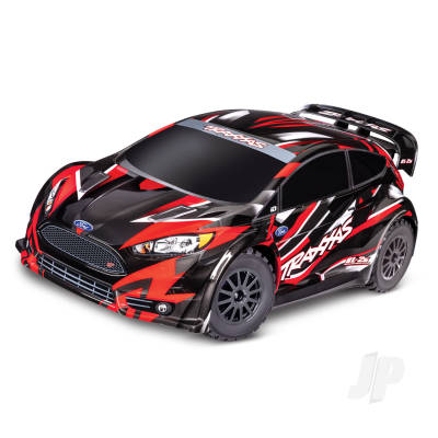 TRAXXAS Fiesta ST 1:10 AWD RTR Rally Car, Red