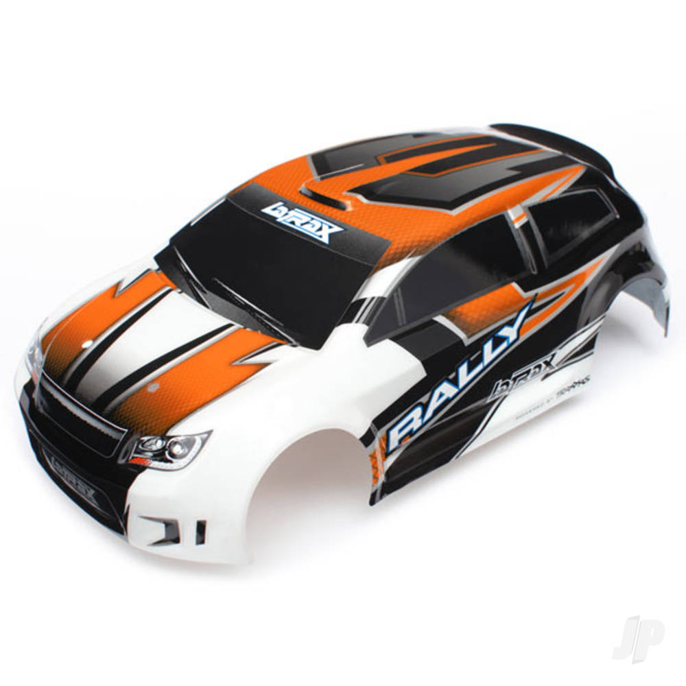 Body, LaTrax 1:18 Rally, orange (painted) / decals