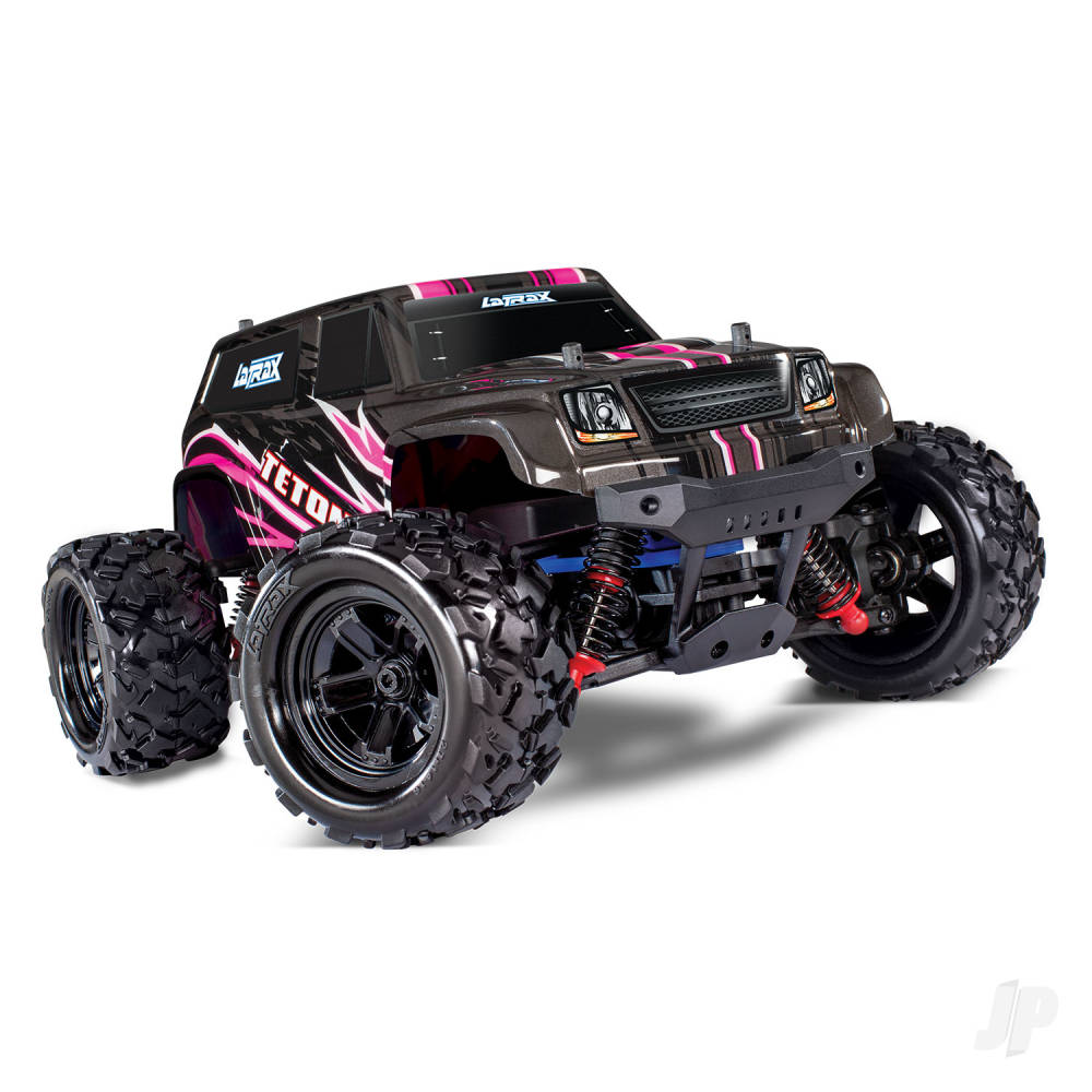 Pink LaTrax Teton 1:18 4WD RTR Electric Monster Truck (+ 2.4GHz, 6-Cell NiMH, AC Charger, 4x AA)