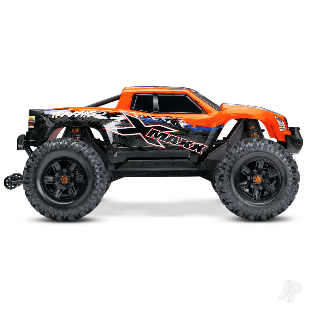 OrangeX X-Maxx 1:7 4X4 Brushless Electric Monster Truck (+ TQi 2-ch, TSM, VXL-8s, Velineon 1200kV)