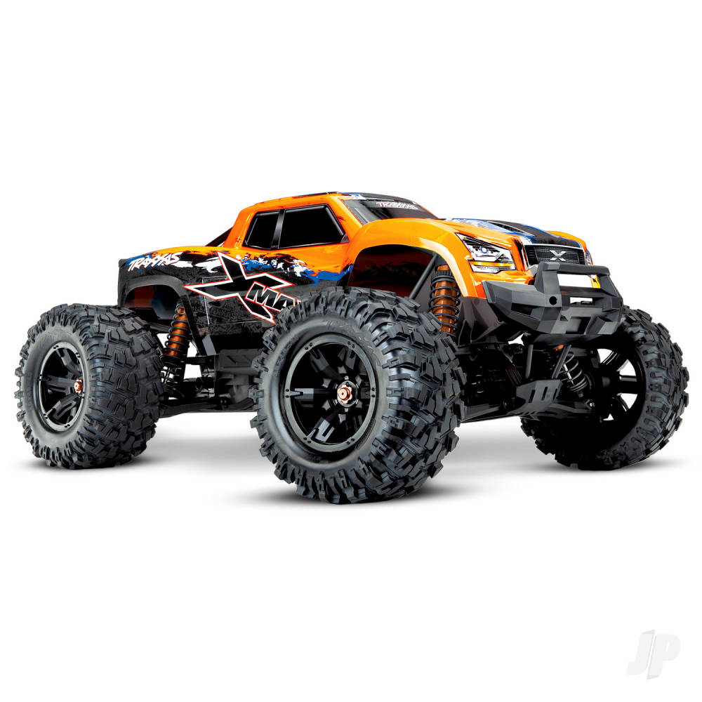 OrangeX X-Maxx 1:7 4X4 Brushless Electric Monster Truck (+ TQi 2-ch, TSM, VXL-8s, Velineon 1200kV)