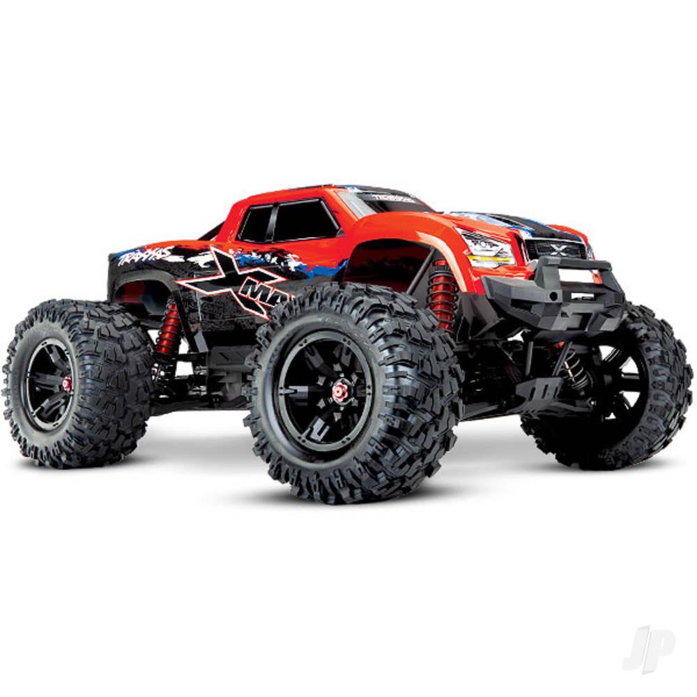 Traxxas X-Maxx Red 1:7 4X4 Brushless Electric Monster Truck (+ TQi 2-ch, TSM, VXL-8s, Velineon 1200Kv)