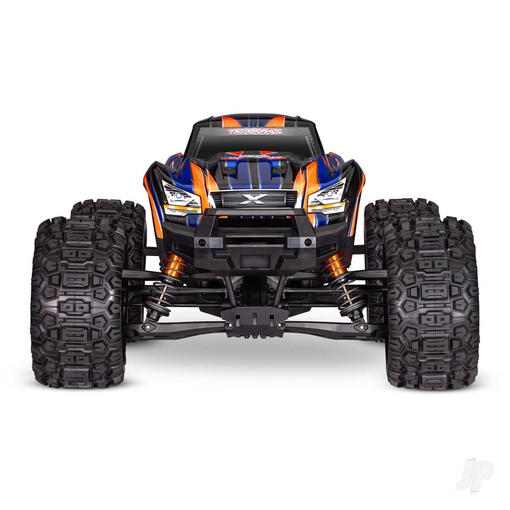 X-Maxx Belted 1:6 8S 4WD Electric Monster Truck - Orange (+ TQi 2-ch - VXL-8s - Velineon 1200XL - TSM - Belted Tyres)