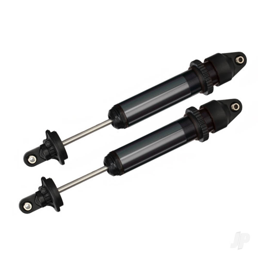 Shocks, GTX, aluminium (black-anodised) (fully assembled with out springs) (2 pcs)