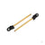 Shaft, GTX shock, TiN-coated (2 pcs) (assembled with rod ends and Steel hollow balls)