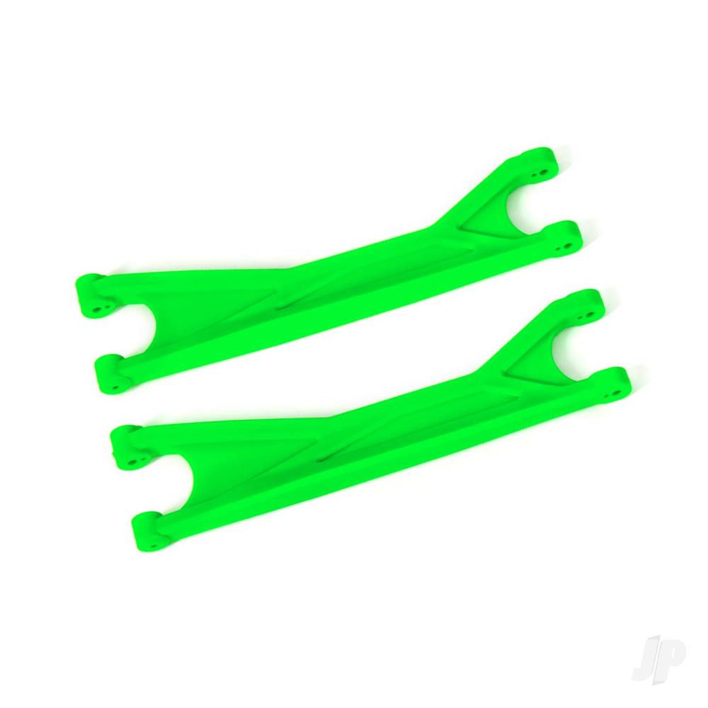 Suspension arms, upper, green (left or right, front or rear) (2) (for use with #7895 X-Maxx WideMaxx suspension kit)