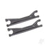 TRAXXAS Suspension arms, upper, black (left or right, front or rear) (2)