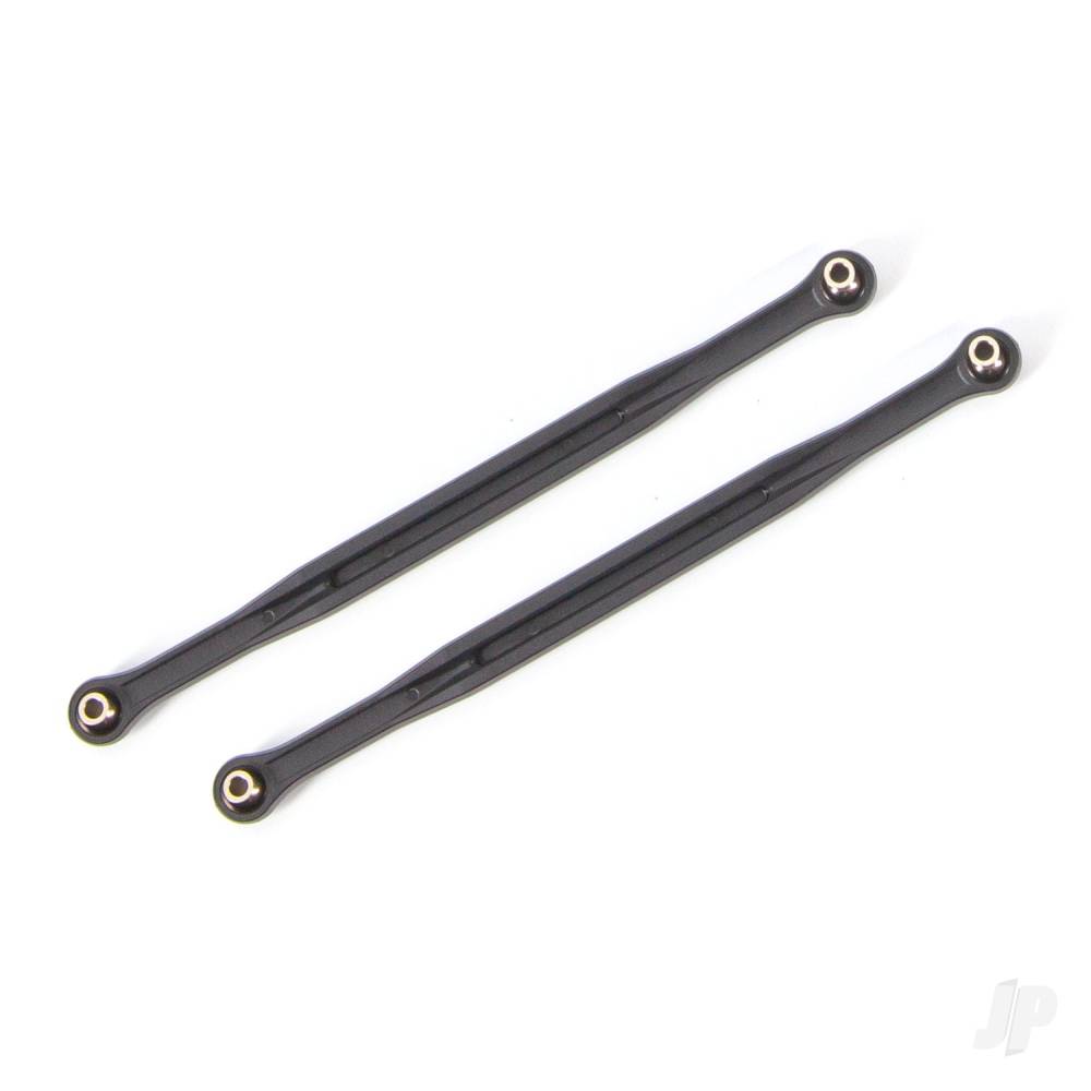 Toe links, 202.5mm (187.5mm centre to centre) (black) (2) (for use with #7895 X-Maxx WideMaxx suspension kit)