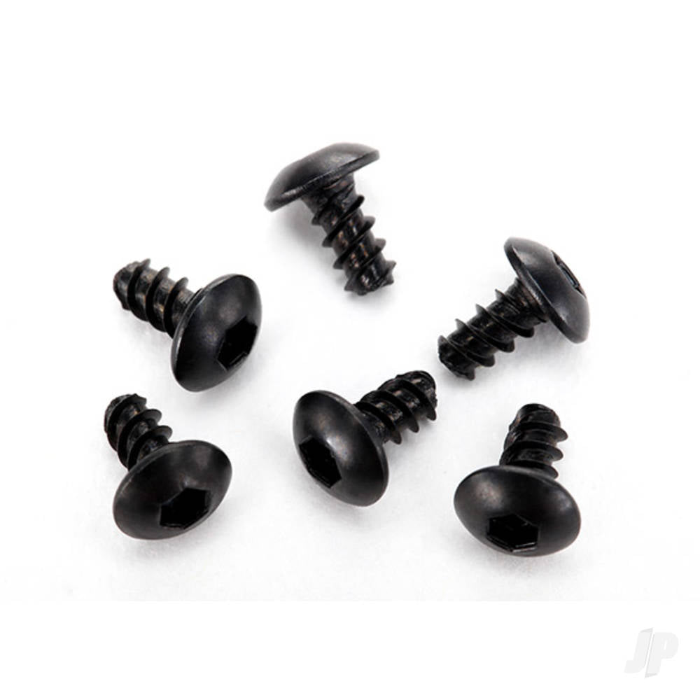 Screws, 2.6x5mm button-head, self-tapping (hex drive) (6 pcs)