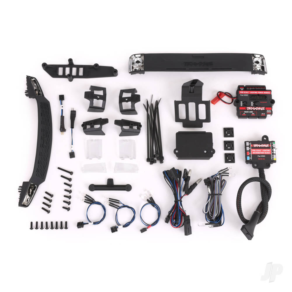 Pro Scale LED light set, TRX-4 Sport, complete with power module (contains headlights, tail lights, &amp; distribution block) (fits #8111 or #8112 body)