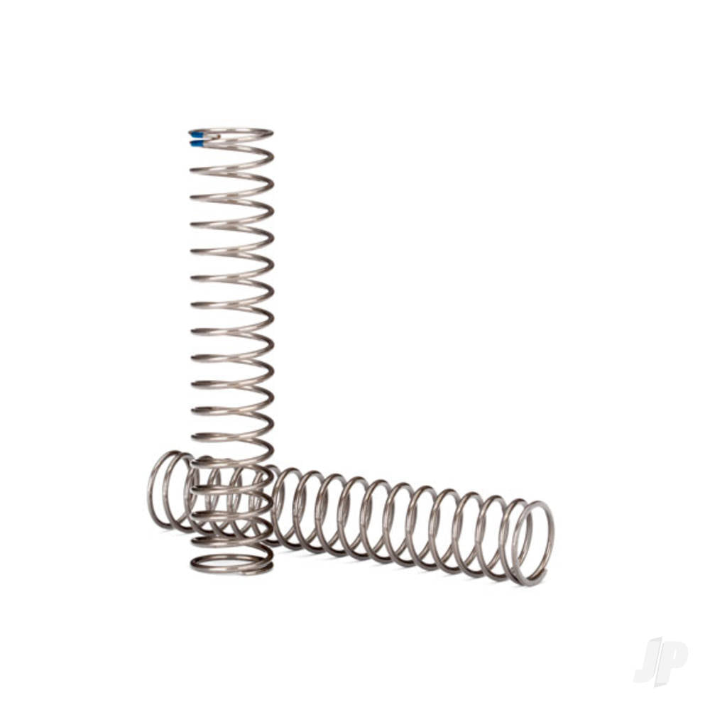 Springs, shock, Long (natural finish) (GTS) (0.62 rate, Blue stripe) (for use with TRX-4 Long Arm Lift Kit)