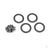 Beadlock rings, black (2.2in) (Aluminium) (4 pcs) / 2x10 CS (48)