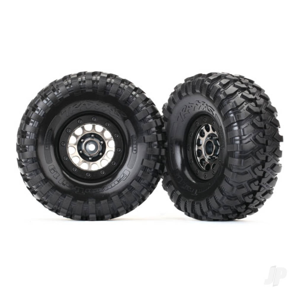 Tyres and Wheels, Assembled (1 Left, 1 Right)