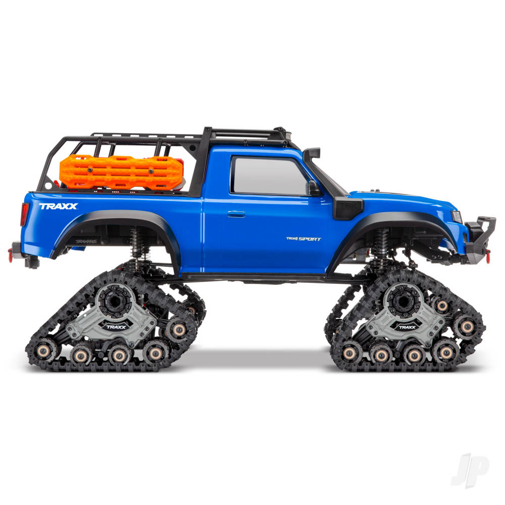 Blue TRX-4 Sport 1:10 4X4 Electric All-Terrain Traxx Crawler (+ TQ 2-ch, XL-5 HV, Titan 550)