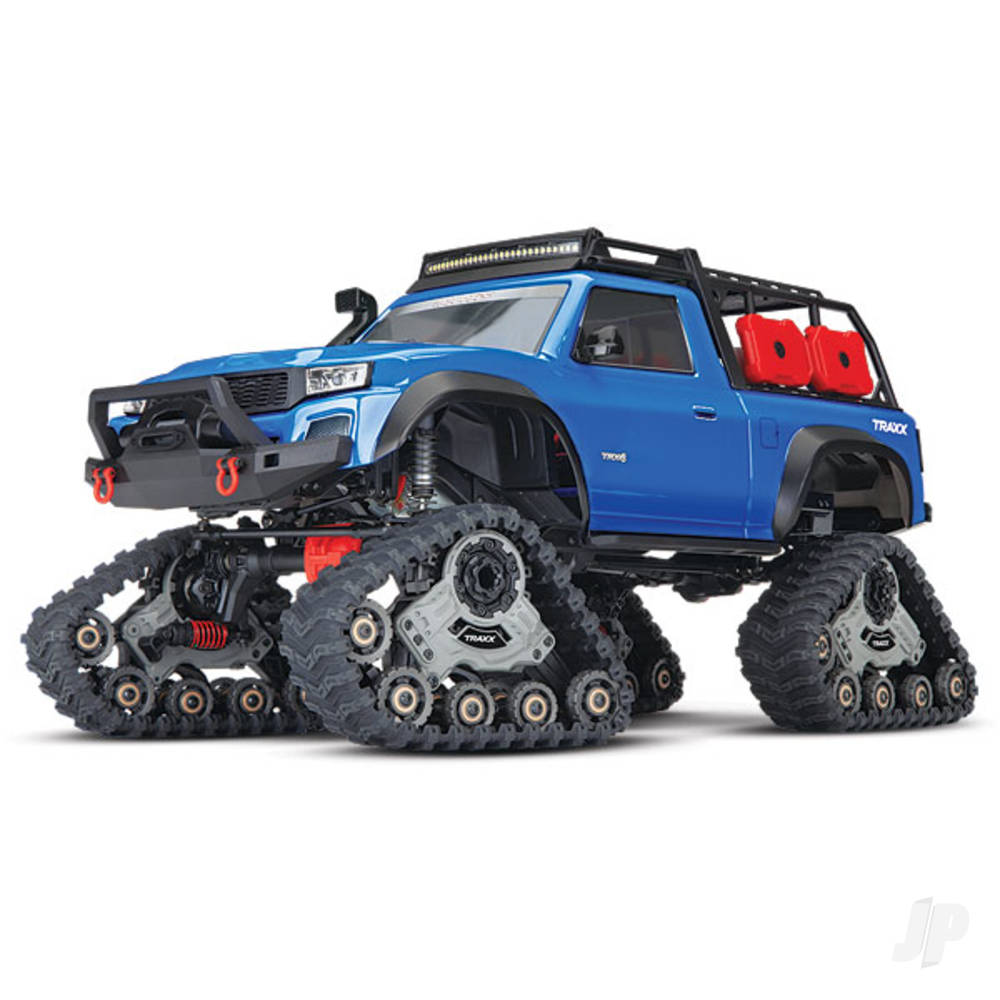 Blue TRX-4 Sport 1:10 4X4 Electric All-Terrain Traxx Crawler (+ TQ 2-ch, XL-5 HV, Titan 550)