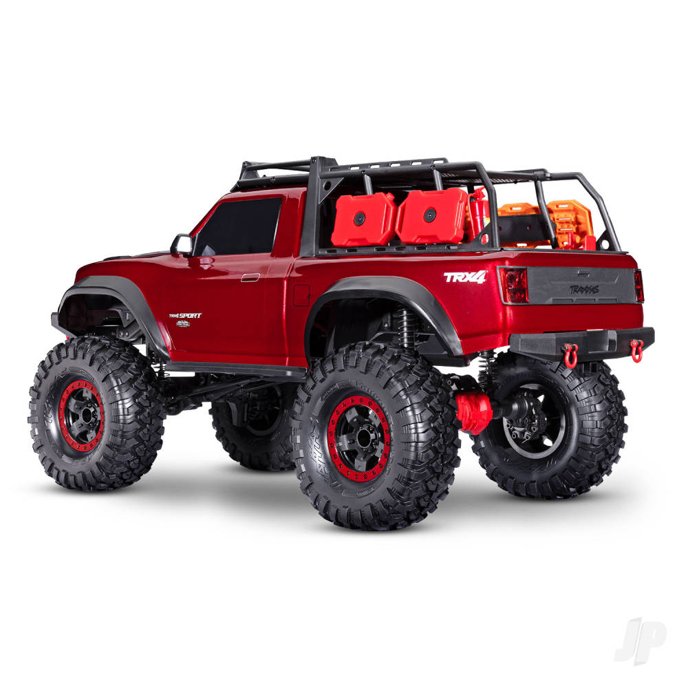 TRX-4 Sport High Trail Edition 1:10 4WD Electric Trail Crawler, Metallic Red (+ TQi 4-ch, XL-5 HV, Titan 550)