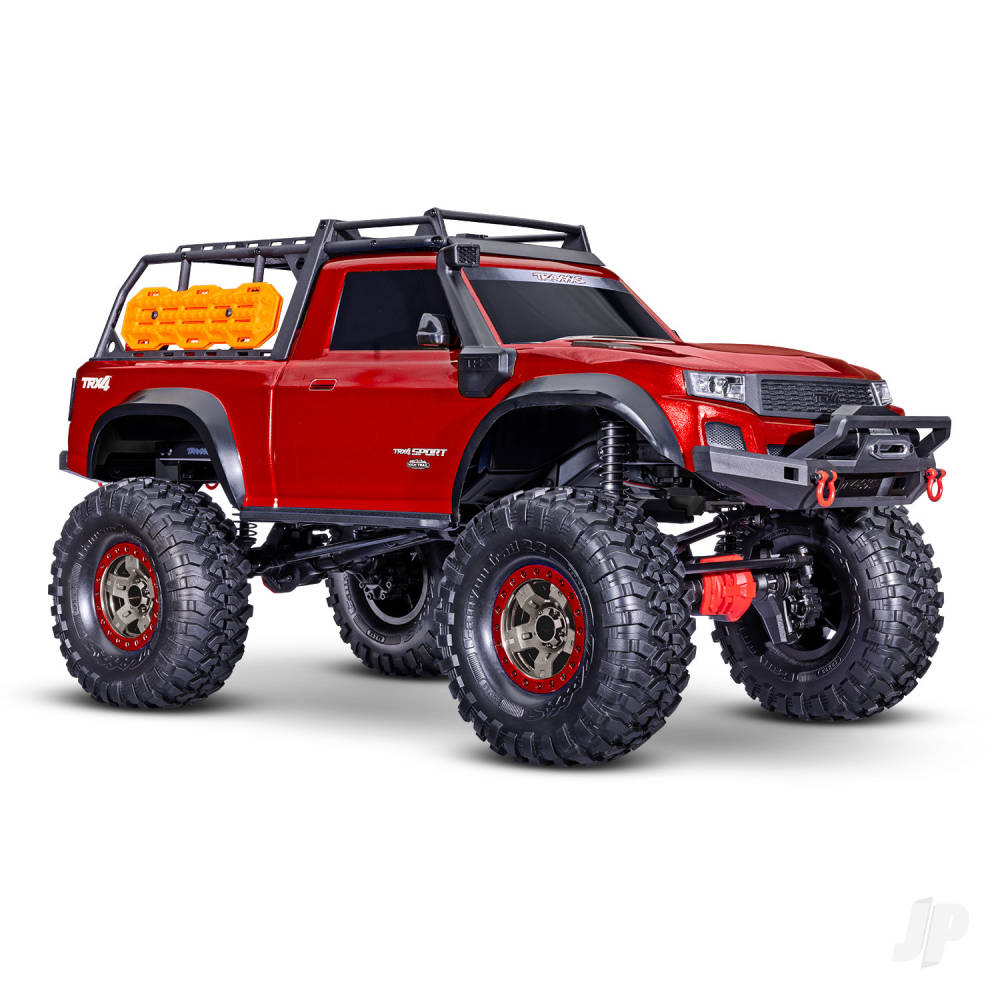 TRX-4 Sport High Trail Edition 1:10 4WD Electric Trail Crawler, Metallic Red (+ TQi 4-ch, XL-5 HV, Titan 550)