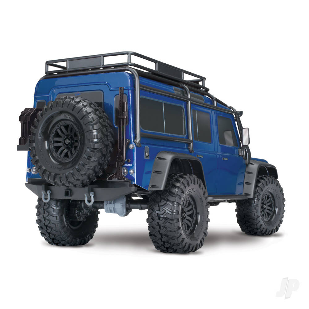 TRAXXAS Blue TRX-4 Land Rover Defender 1:10 4X4 Electric Trail Crawler