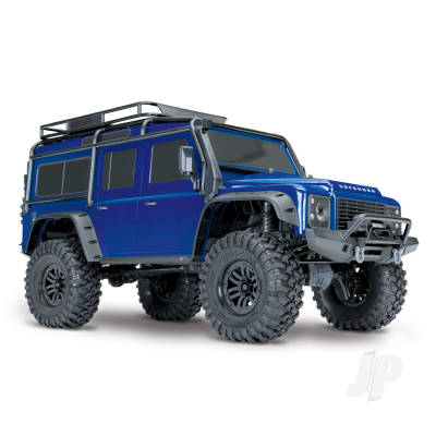 TRAXXAS Blue TRX-4 Land Rover Defender 1:10 4X4 Electric Trail Crawler