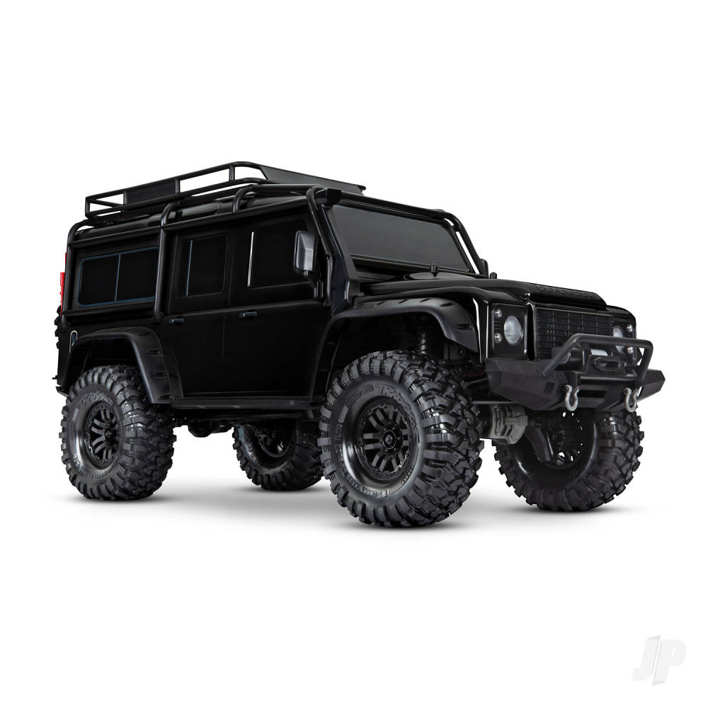 Traxxas TRX-4 Land Rover Defender 1:10 4X4 Electric Trail Crawler With Winch, Black