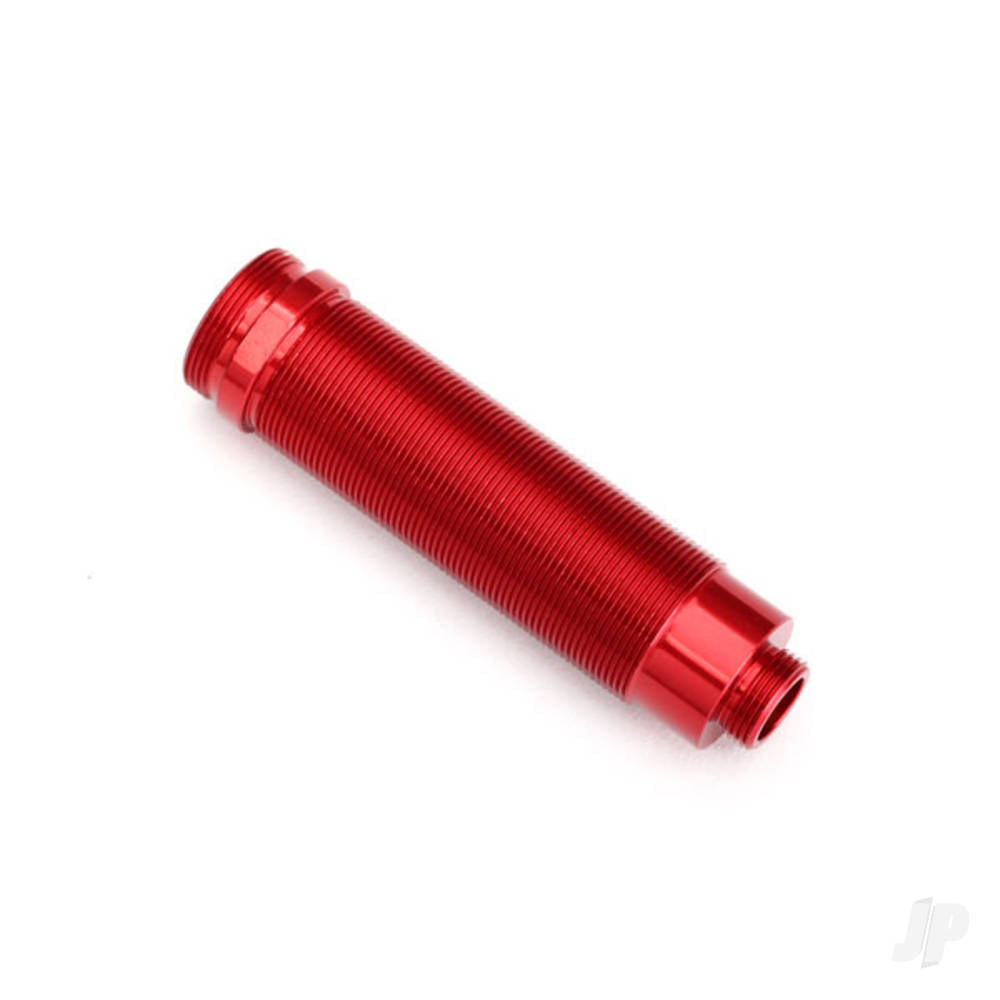 Body, GTR shock, 64mm, aluminium (Red-anodised) (Front or Rear, threaded)