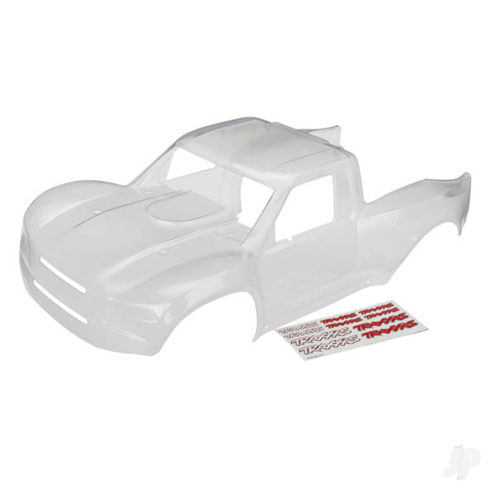 Body, Desert Racer (clear, trimMedium, requires painting) / decal sheet