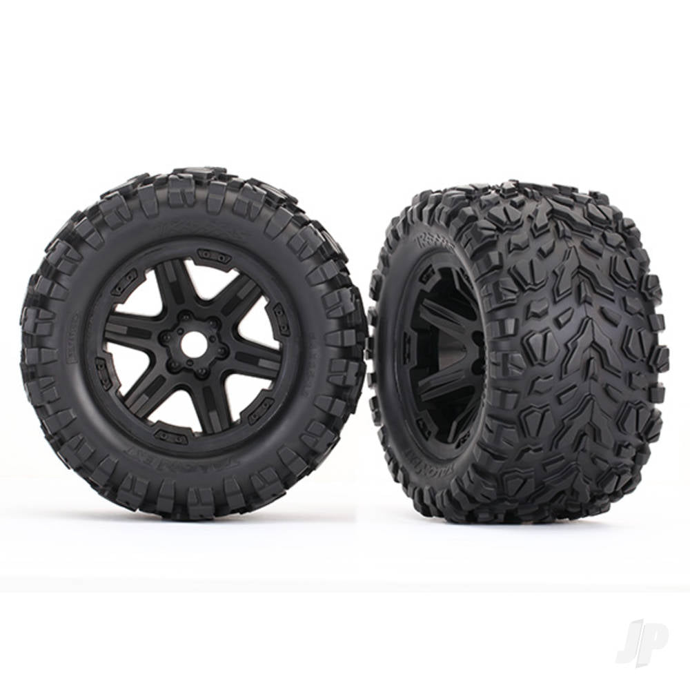 Tyres and Wheels, Assembled Glued Talon EXT Tyres (2 pcs)