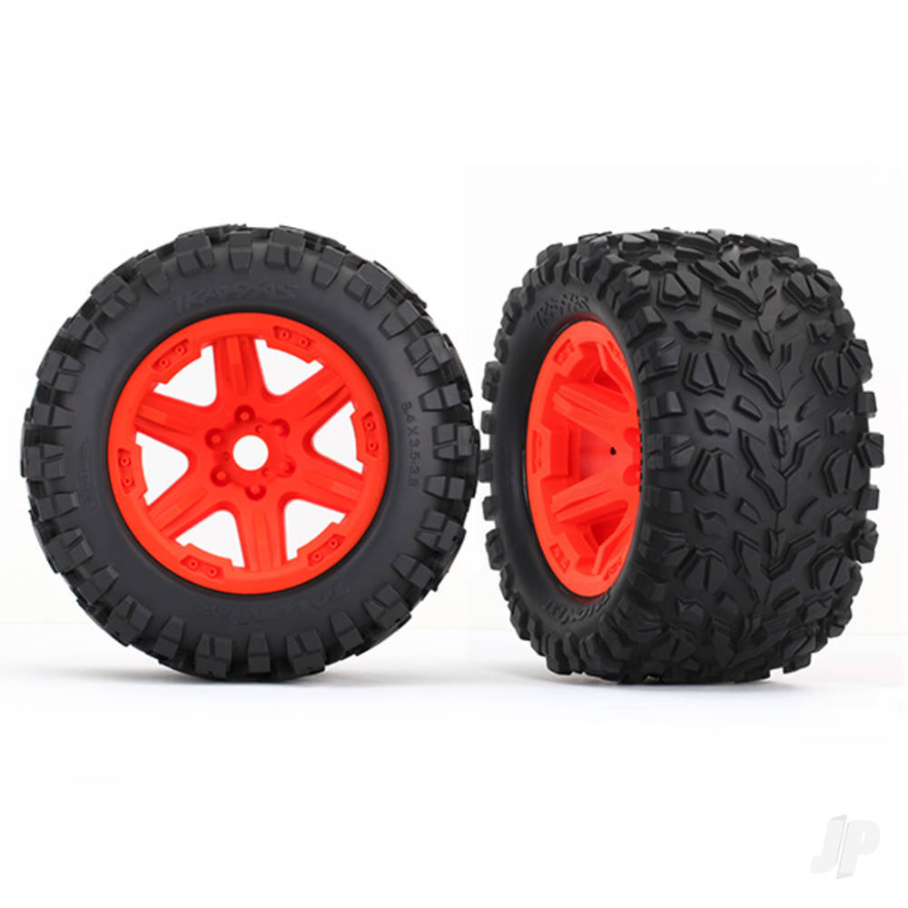 Tyres and Wheels, Assembled Glued Talon EXT Tyres (2 pcs)