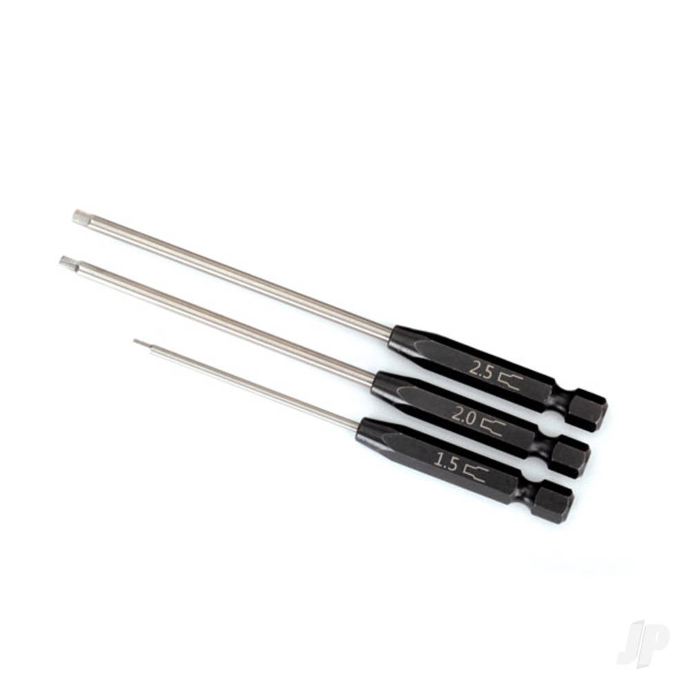 Speed Bit Set, hex driver, 3-piece straight (1.5mm, 2.0mm, 2.5mm), 1 / 4in drive