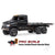 TRAXXAS Black TRX-6 Ultimate RC Hauler 1:10 6X6 Electric Flatbed Truck with Pro Scale Winch