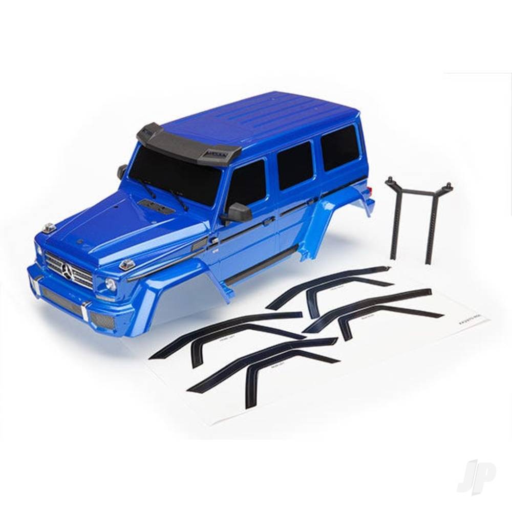 Body, Mercedes-Benz G 500 4x4, complete (Blue) (includes Rear Body post, grille, side mirrors, door handles, &amp; windshield wipers)