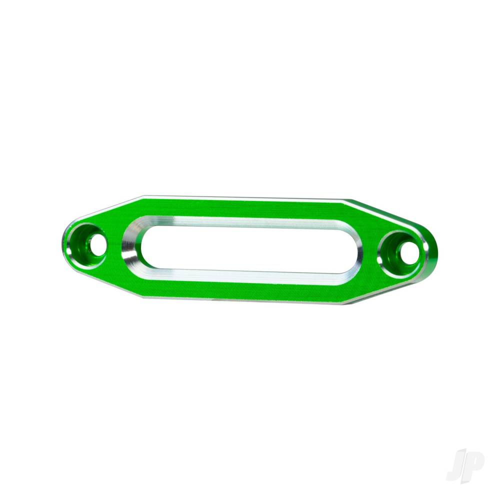 Fairlead, winch, aluminium (green-anodised) (use with front bumpers #8865, 8866, 8867, 8869, or 9224)