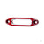 Fairlead, winch, aluminium (red-anodised) (use with front bumpers #8865, 8866, 8867, 8869, or 9224)