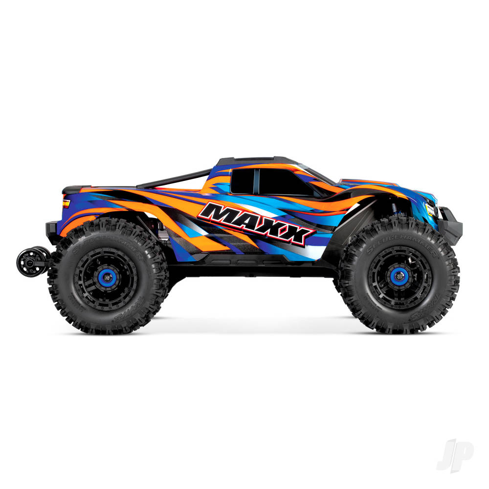 TRAXXAS Orange Maxx 1:10 4X4 Brushless Electric RTR Monster Truck (+ TQi 2-ch, TSM, VXL-4S, Velineon 540XL, WideMaxx)