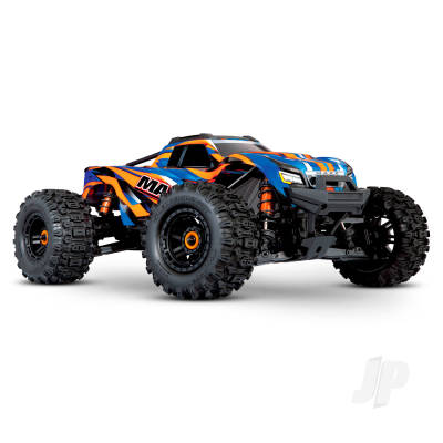 TRAXXAS Orange Maxx 1:10 4X4 Brushless Electric RTR Monster Truck (+ TQi 2-ch, TSM, VXL-4S, Velineon 540XL, WideMaxx)