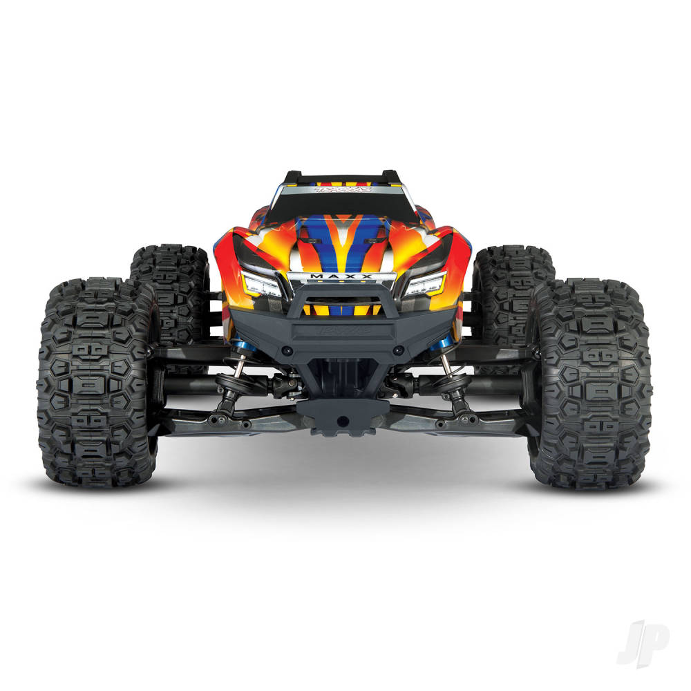 Traxxas Maxx Yellow 1:10 4X4 Brushless Electric RTR Monster Truck (+ TQi 2-ch TSM VXL-4S Velineon 540XL WideMaxx)