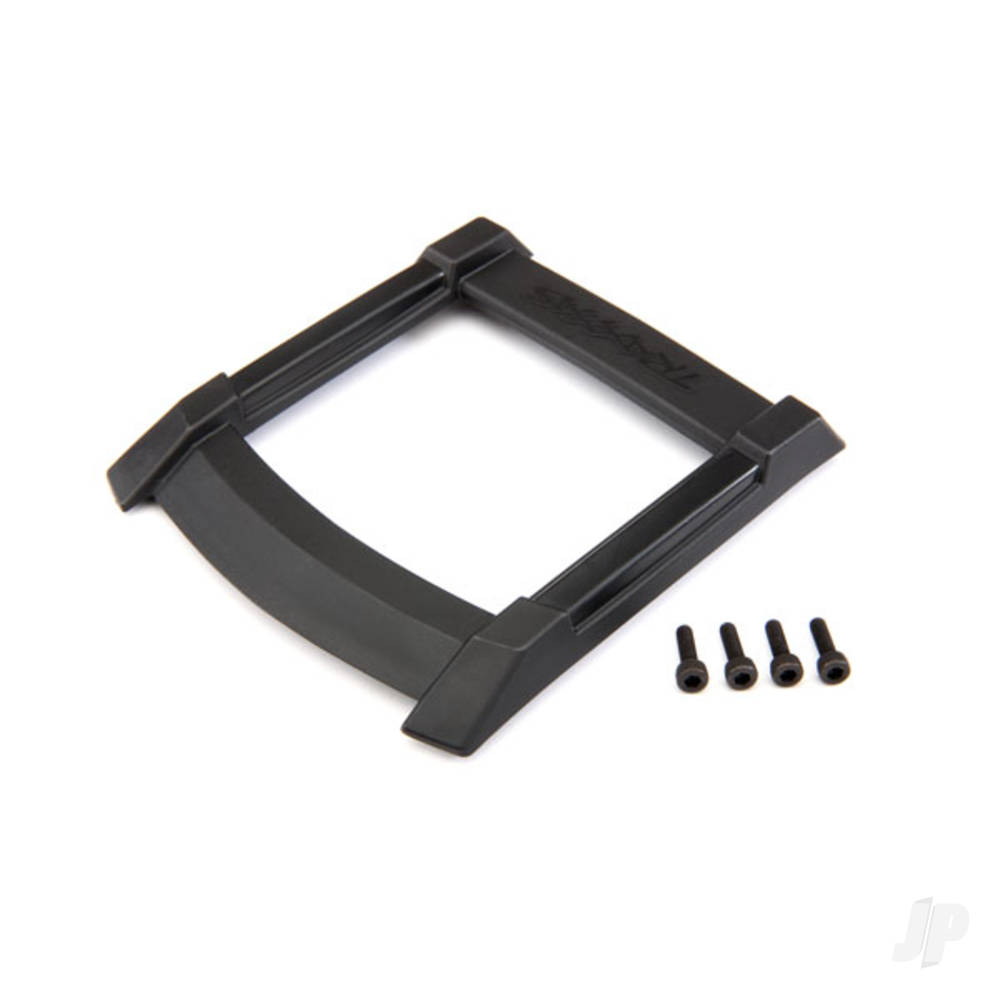 Skid plate, roof (Body) (black) / 3x10mm CS (4 pcs)