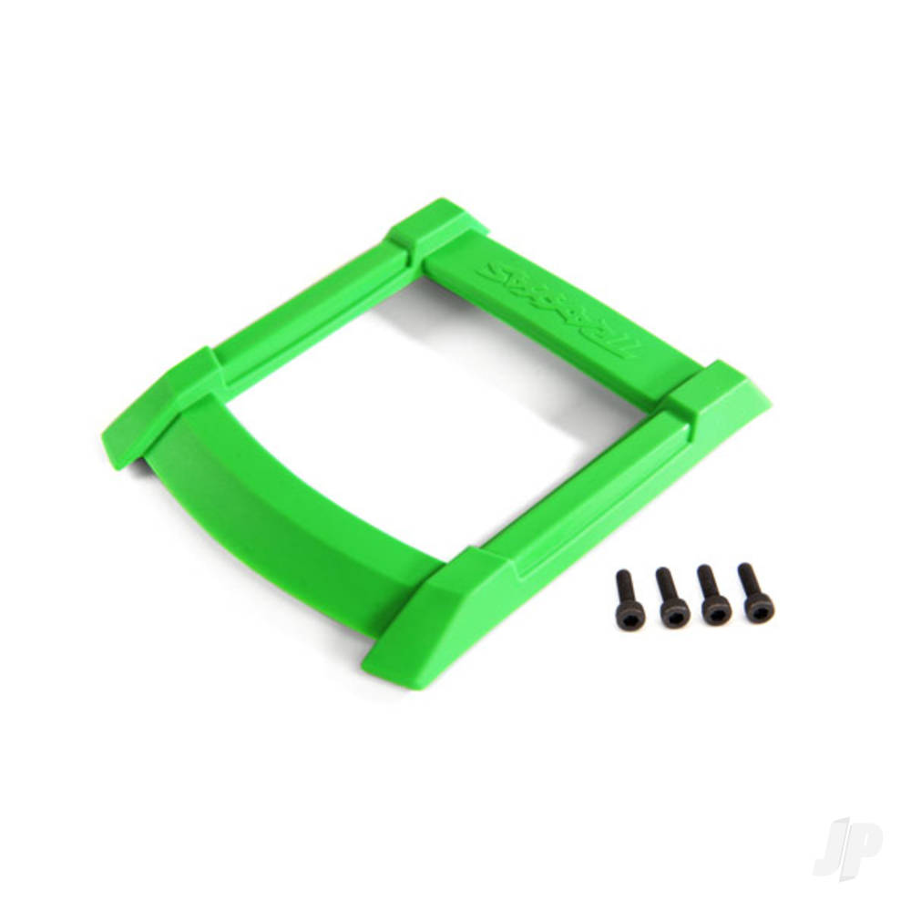 Skid plate, roof (Body) (Green) / 3x12mm CS (4 pcs)