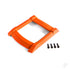 Skid plate, roof (Body) (orange) / 3x12mm CS (4 pcs)