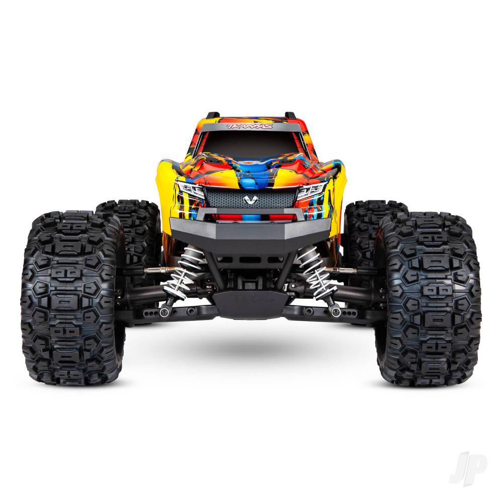 Solar Flare Hoss 4X4 VXL 1:10 4WD Brushless Electric Monster Truck (+ TQi 2-ch, TSM, Self-Righting, VXL-3S, Velineon 540XL)