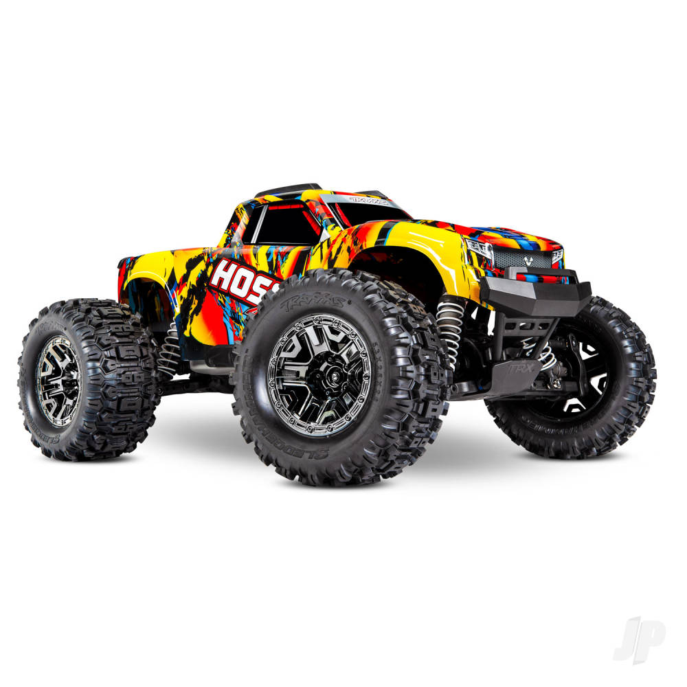 Solar Flare Hoss 4X4 VXL 1:10 4WD Brushless Electric Monster Truck (+ TQi 2-ch, TSM, Self-Righting, VXL-3S, Velineon 540XL)