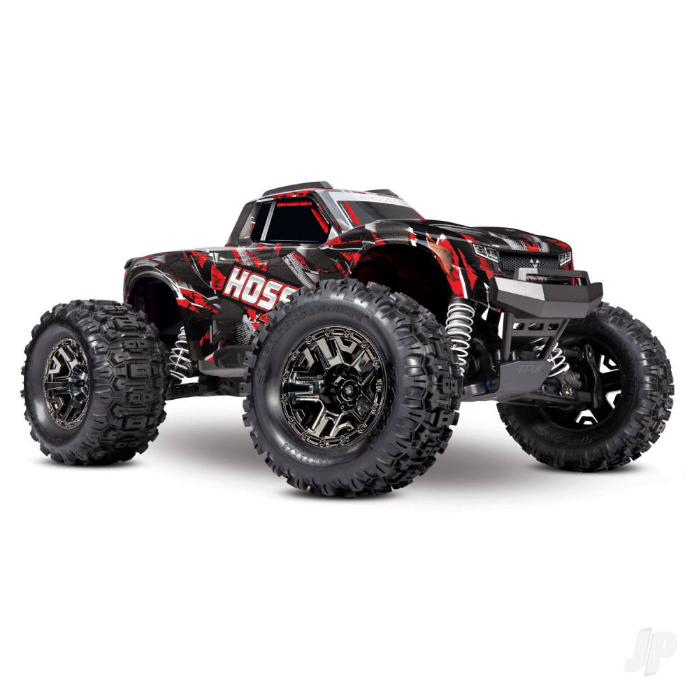 Shadow Red Hoss 4X4 VXL 1:10 4WD Brushless Electric Monster Truck (+ TQi 2-ch, TSM, Self-Righting, VXL-3S, Velineon 540XL)