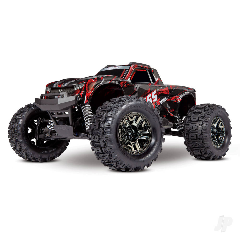 Shadow Red Hoss 4X4 VXL 1:10 4WD Brushless Electric Monster Truck (+ TQi 2-ch, TSM, Self-Righting, VXL-3S, Velineon 540XL)