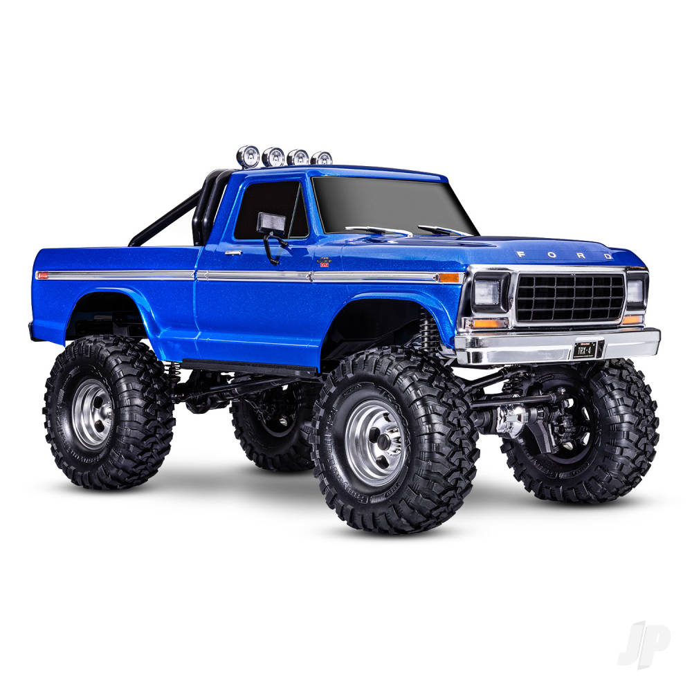 TRX-4 Ford F-150 Ranger XLT High Trail Edition 1:10 4WD Electric Trail Crawler - Blue (+ TQi 4-ch XL-5 HV Titan 550)