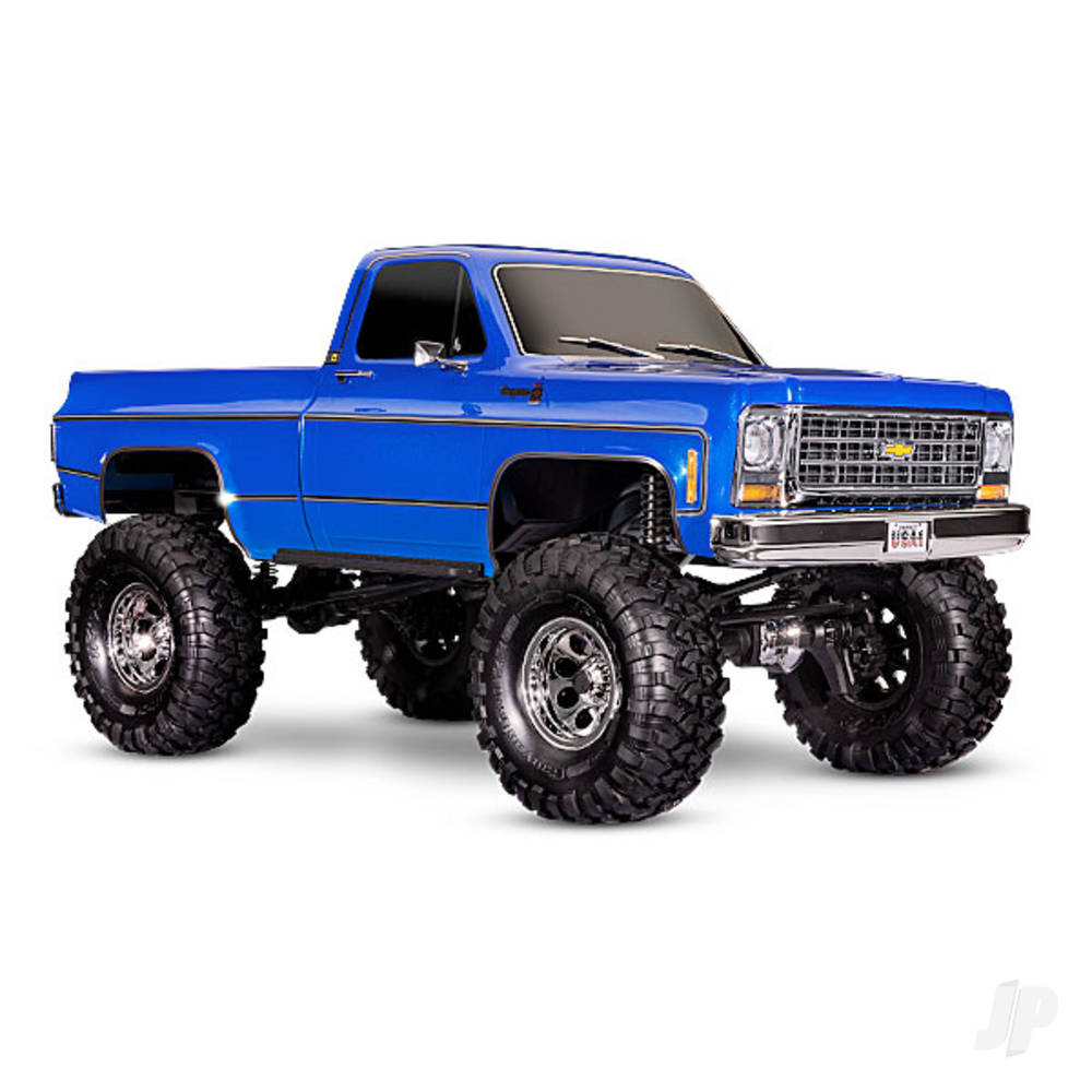 TRX-4 1979 Chevrolet K10 High Trail Edition 1:10 4WD Electric Trail Crawler - Metallic Blue (+ TQi 4-ch XL-5 HV Titan 550)