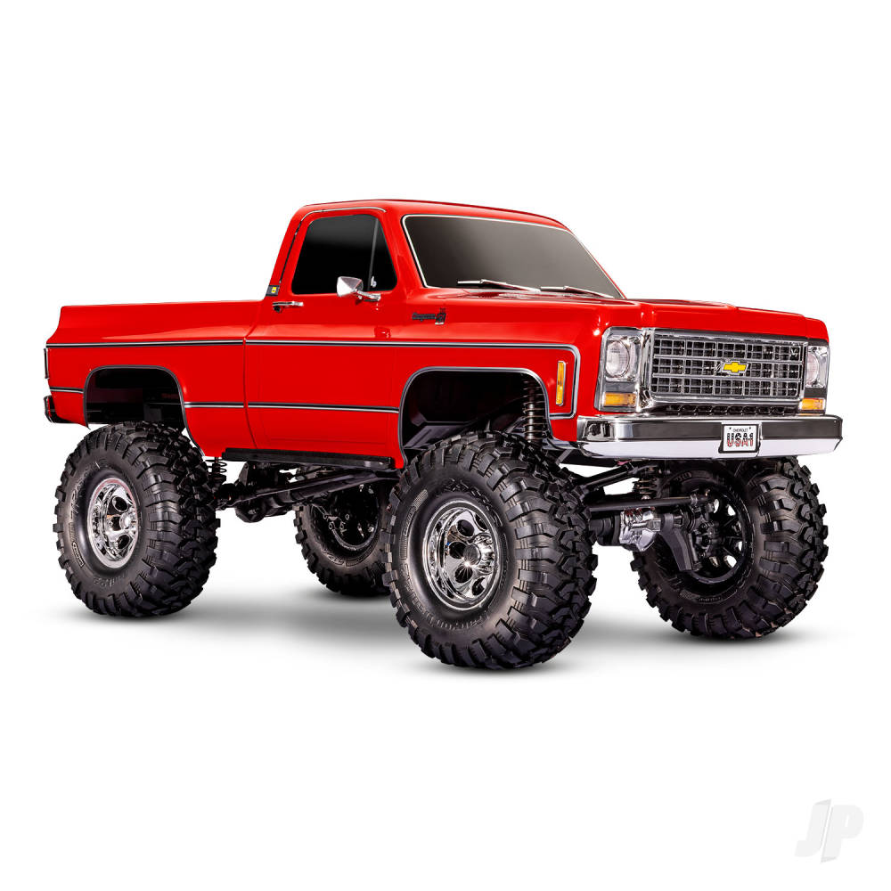 TRX-4 1979 Chevrolet K10 Truck 1:10 4WD Electric Trail Crawler,Red (+ TQi 4-ch, XL-5 HV, Titan 550)