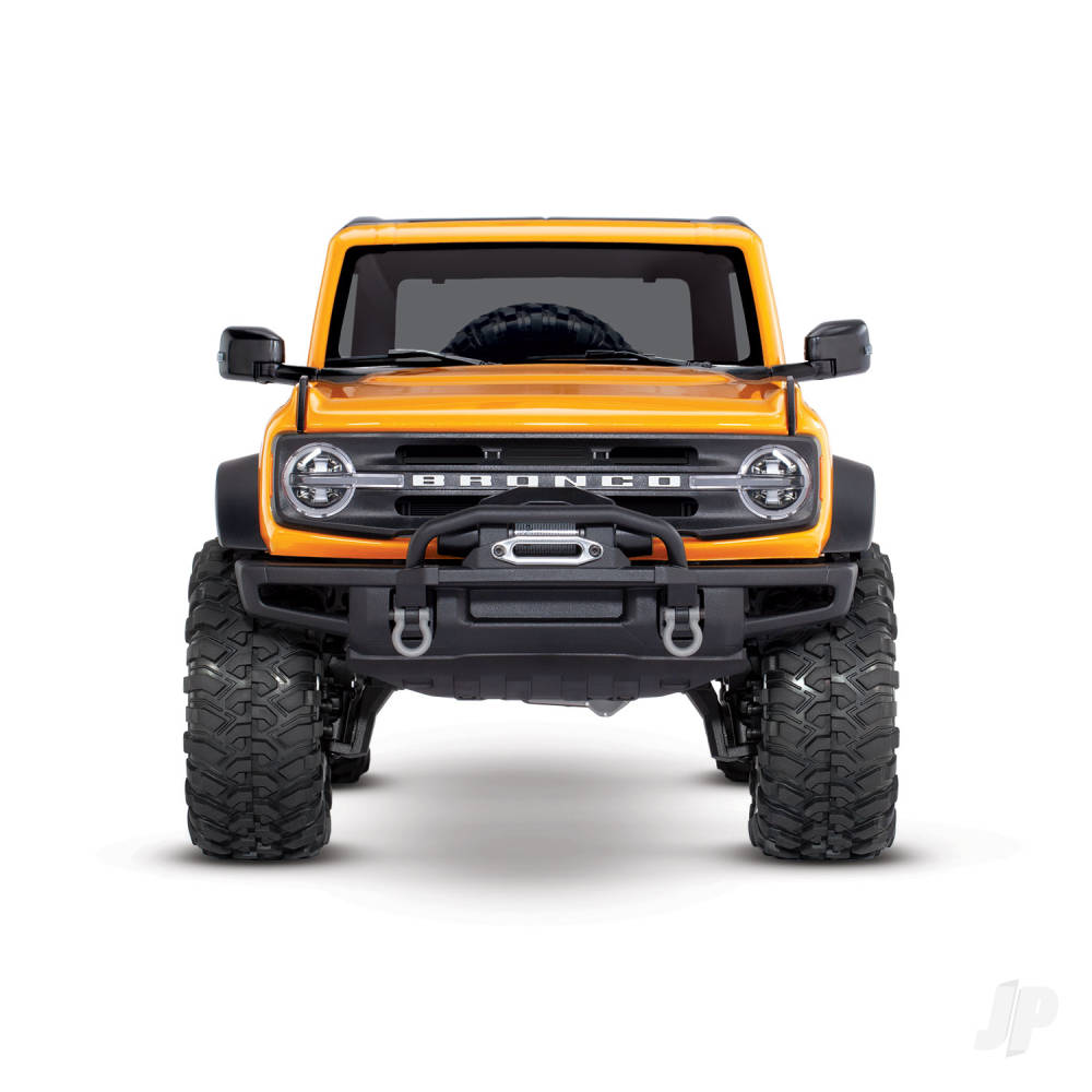 Traxxas TRX-4 2021 Ford Bronco 1:10 Cyber Orange 4X4 Electric Scale &amp; Trail Crawler (+ TQi 4-ch, XL-5 HV, Titan 550)